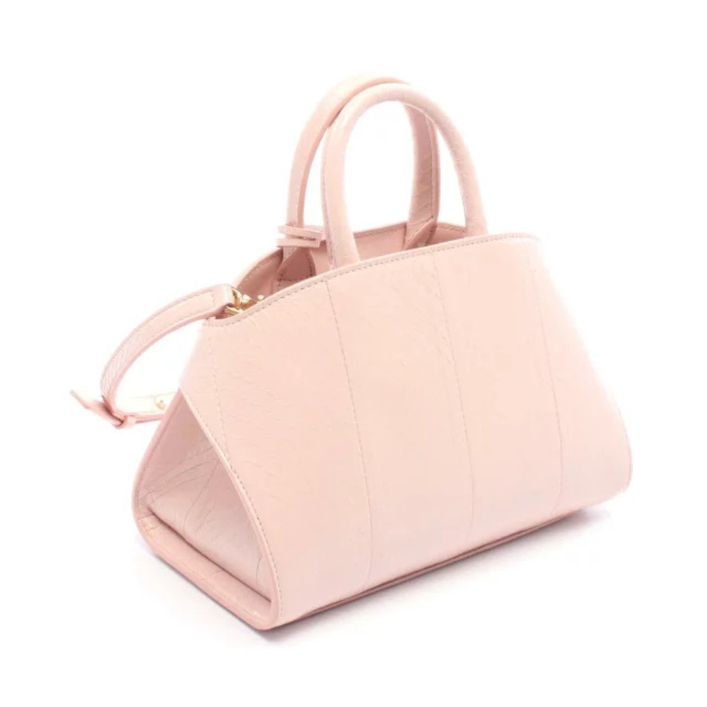 Salvatore Ferragamo Leather Exotic HUG Handbag Pink